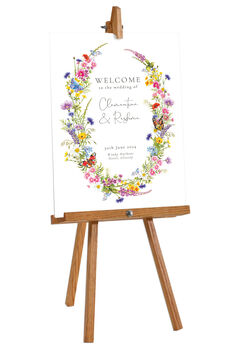 Wildflower Welcome Sign Board, 3 of 4