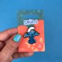 The Smurfs Handy Smurf Enamel Pin Badge, thumbnail 1 of 2