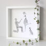 Personalised Engagement Word Art Gift With Dog, thumbnail 3 of 3