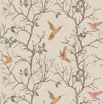 Bird And Tree Wallpaper, 2 of 7