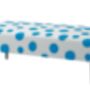 Hand Painted Upholstered Polka Dot Coffee Table Ottoman, thumbnail 6 of 11