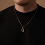 Large Letter Pendant, Initials Pendant For Men And Women, thumbnail 7 of 10