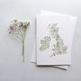 Floral Map Of The British Isles Greeting Card, thumbnail 1 of 2
