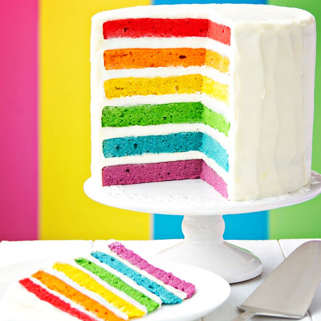 Rainbow Cake Baking Kit Send A Gift To Someone Special, 1 of 3