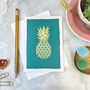 Pineapple Luxury Box Set Of Eight Note Cards, thumbnail 8 of 10