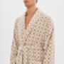 Pixel Unisex 100% Cotton Velour Bathrobe, thumbnail 1 of 4