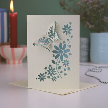 Laser Cut Butterfly Card, 4 of 8