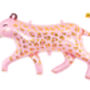 40' Pink Leopard Birthday Party Balloon, thumbnail 2 of 2