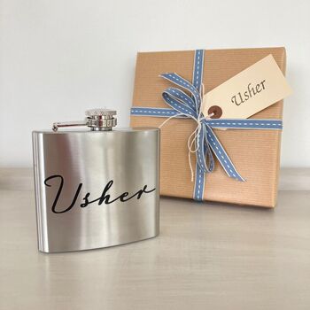 Usher Hip Flask ~ Boxed, 2 of 7