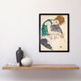 Egon Schiele Seated Woman Adele Herms Art Print, thumbnail 2 of 3