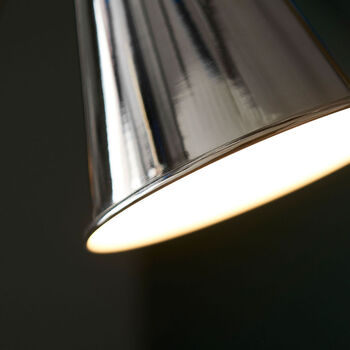 Bright Nickel Floor Standing Task Lamp, 5 of 6