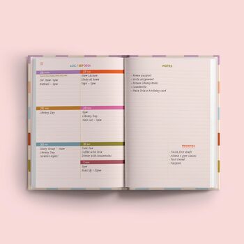 2024 2025 Academic Diary | A5 Hardcover | Checks, 4 of 9