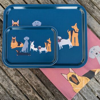 Doggy Friends Small Wooden Tray, 2 of 7