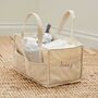 Personalised Cream Nappy Caddy, thumbnail 1 of 4
