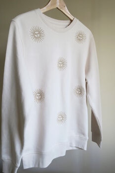 Organic Celestial Sun Sweatshirt, 3 of 3