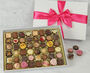 Luxury Pink 48 Chocolate Collection Box, thumbnail 1 of 3
