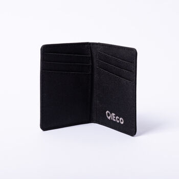 Qi Eco Slim Card Holder In Charcoal Bottle Edition, 2 of 4