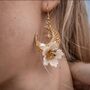 Celestial And Floral Beaded Earrings, thumbnail 4 of 9