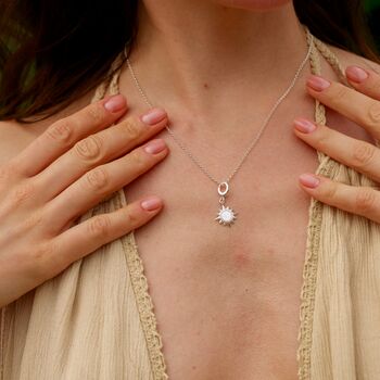 Sterling Silver Sunshine Necklace, 3 of 6