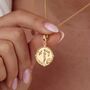 18ct Gold Aphrodite Goddess Of Love Necklace, thumbnail 1 of 7
