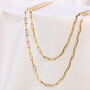 9ct Gold Long Link Chain Necklace 18 Or 20 Inches, thumbnail 1 of 5