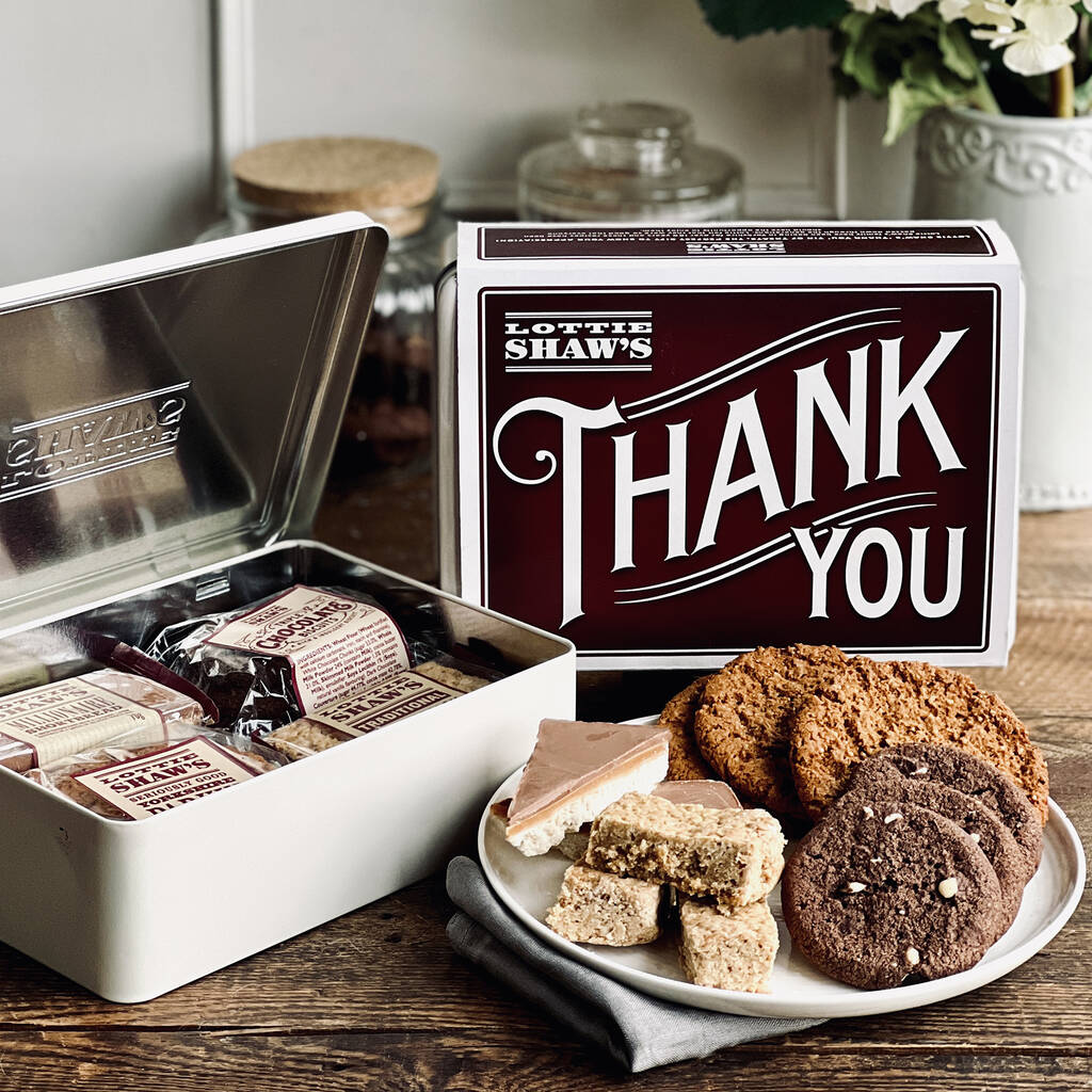 Thank You Tin Of Baked Treats, 1 of 5