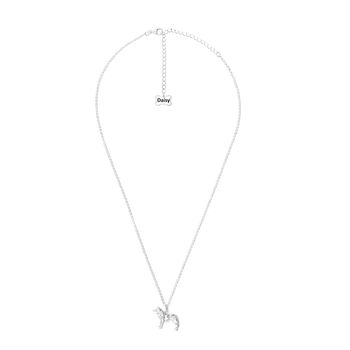 Personalisedl Border Collie Sterling Silver Necklace, 3 of 8