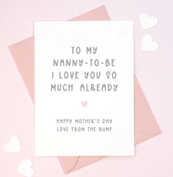 Nanny To Be Mother's Day Card, 4 of 4