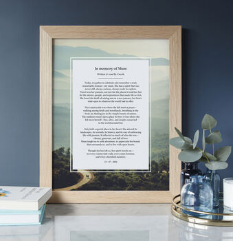 Personalised Use Your Own Photo And Words Art Print, 5 of 10
