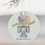 Baby Elephant Pregnancy Announcement Bauble, thumbnail 5 of 5