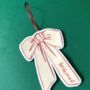 Personalisable Hand Stitched Bow Decoration, thumbnail 5 of 6