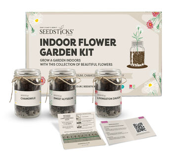 Personalised Indoor Flower Jar Garden Kit, 4 of 12