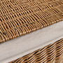 Rectangular Partition Laundry Basket, thumbnail 3 of 6