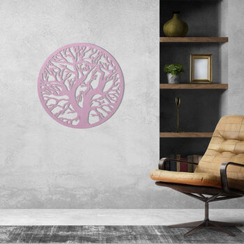 Round Tree Radiance: Wooden Wall Art For Modern Rooms, 6 of 12