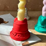 Christmas Candle Stick Holders With Gingerbread Detail, thumbnail 6 of 7