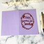 Personalised Papercut Valentines Card, thumbnail 6 of 8
