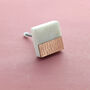 G Decor Estella White Marble Hammered Copper Pull Knobs, thumbnail 3 of 3