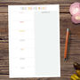 Personalised Weekly Meal Planner Tear Off Notepad, thumbnail 1 of 4