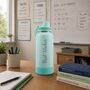 Personalised Stainless Steel One Litre Water Bottle Teachers Gift, thumbnail 1 of 4