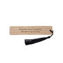 Oak Bookmark 'Every Love Story Is Beautiful…' | Reading | Book Lover | Book Accessory | Love Reading | Reading Gift, thumbnail 2 of 2