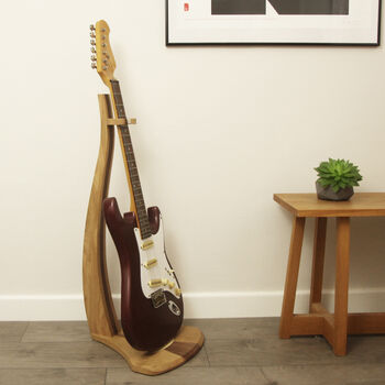 Wooden Guitar Stand Musical Instrument Holder, 2 of 9