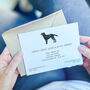 Personalised Dog Breed Change Of Address Cards, thumbnail 1 of 6