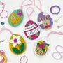 Easter Eggs Diy Felt Decoration Craft Kit, thumbnail 1 of 4
