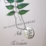 Tree Zodiac Necklace, Leaf Amulet, thumbnail 3 of 12