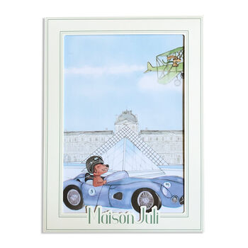 Sport Car Of The Louvre Children's Print, 3 of 5