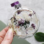 Engagement Floral Glass Bauble Keepsake, thumbnail 7 of 11