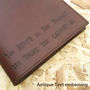 A Luxury Leather Diary And Journal Sleeve, thumbnail 3 of 12
