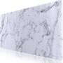 White Marble Desk Pad Protector, thumbnail 3 of 7