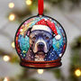 Staffordshire Bull Terrier Dog Tree Decoration, thumbnail 4 of 7
