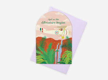 And So The Adventure Begins Card, 4 of 5
